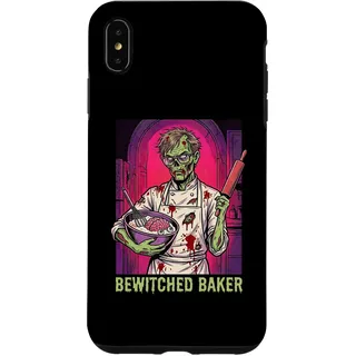 Hülle für iPhone XS Max Bewitched Baker Konditor Chef Brot Kekse Backen Gruselig Gruselig