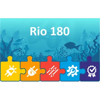 PRO2 LED Beleuchtung für JUWEL Rio 180 Aquarium | Komplett-Set