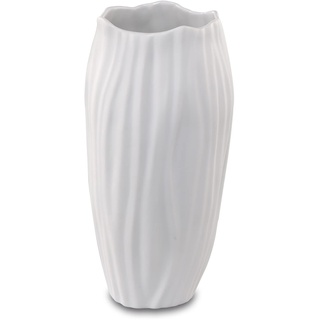 GOEBEL Vase, Porzellan, Weiß, 20 x 10 cm