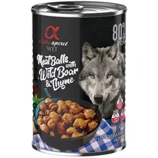 AlphaSpirit Alpha Spirit canned meatballs with wild boar & thyme 400g