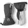 Ski 3-Finger Handschuhe Lederhandschuhe Skihandschuhe Damenhandschuhe Herrenhandschuhe Damen/Herren mit Futter Klettverschluss Winter Herbst-Winter 8 HS grau