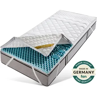 fan Softly XXL Plus Topper 140 x 200 cm weiß