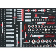 Bild von SCS 1/4"+3/8"+1/2" Steckschlüssel-Satz,