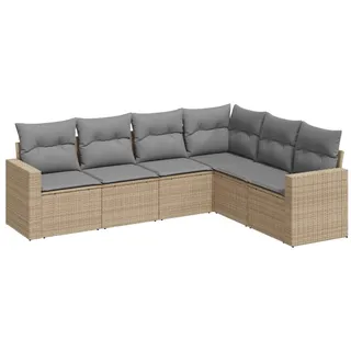 VidaXL 3251346, Hellgrau, Rattan, Stahl, 110 kg, Erwachsene & Kinder, 655 mm, 620 mm - Hellgrau
