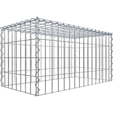 Bild Gabione, silbergrau, Maschenweite 5 10 cm