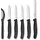 Swiss Classic Messerset 6-tlg. 6 cm Schwarz