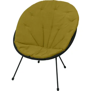 AMPO Sitzkissen Polsterkissen Freizeitkissen Gartenkissen für den Sessel - Gelb