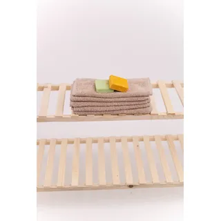 Questo Casa, 5 Stück Handtuch, 100% Baumwolle, Badetuch/Handtuch, Leichter Kaffee, 30x50 cm