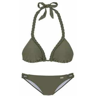 Buffalo Triangel-Bikini Damen oliv Gr.34 Cup C/D