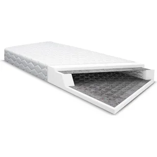 Federkernmatratze ADAMO 120 x 200 cm Bonell H3 mittelfest 17 cm wendbar antiallergisch Produktbeschreibung