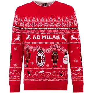 AC Milan - Weihnachtspullover 2023, offizielles Produkt, Erwachsene, Unisex