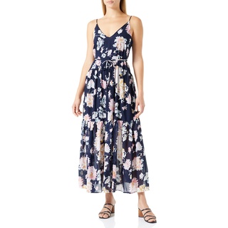 ONLY Damen Onlstar Life Fia Singlet Maxi Dress Ptm, Night Sky/Aop:star Garden Flower, M