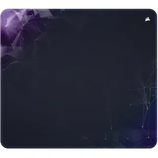 Corsair MM300 Sci-Fi Dark Groß Anti-Fray-Stoff-Gaming-Mauspad – 45cm x 40cm, Textilgewebe, rutschfeste Gummibasis, Verstärkte Genähte Kanten – Marineblau