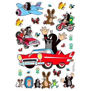 AG Design DK 1726 Kleiner Maulwurf, Wand Sticker, Colorful, 42, 5 x 65 cm
