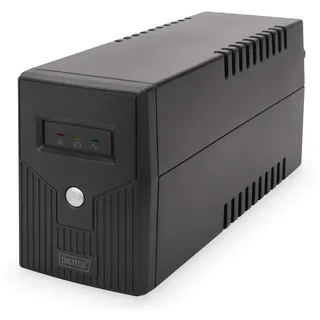Digitus USV - 600VA 360W - AVR - 2 Schutzkontakt-Steckdosen - Shutdown-Software USB/RS232/RJ11