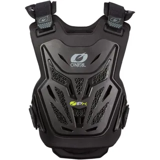 O'Neal | Leichter Brustpanzer Protektor | Kinder | Motocross Enduro |Hoher Split Youth Chest Protector Lite V.23 | Schwarz | OS