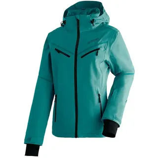 Maier Sports Lunada, Damen Winterjacke mit 2-Wege-Stretch, mTEX Wetterschutz und mTHERM light für mehr Wärmerückhalt, PFC-frei, Grün, 44