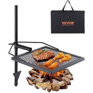Vevor Drehspieß Schwenkgrill schwarz
