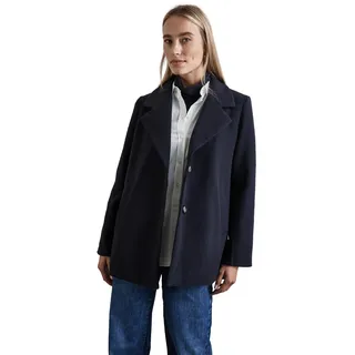 STREET ONE Damen A201967 Caban Jacke, Gravity Blue, 46