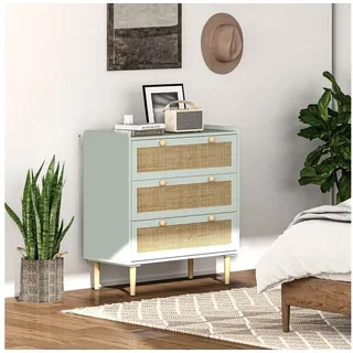 Homcom Sideboard 80 x 87,5 x 40 cm Grün