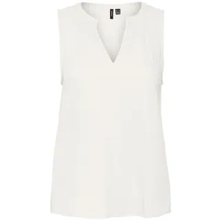 VERO MODA Damen Vmnatali Nia Sl WVN Top, Snow White, S EU