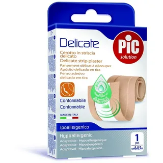 PIC Gipsband, zart, Rosa, 8 cm x 0,5 m, 1 Stück