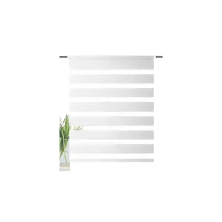 Schmidt Kettenzugrollo Zebra 60 x 150 cm Polyester Weiß