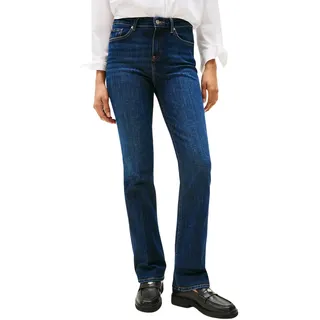 Tommy Hilfiger Damen Jeans Hose Bootcut Fit, Blau (Nos Dark Blue), 28W/28L