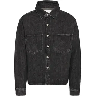 Jeansjacke SOLID "Jeansjacke SDRIP", Herren, Gr. XL, schwarz (schwarz denim), Obermaterial: 100% Baumwolle CO., Jacken Jeansjacke