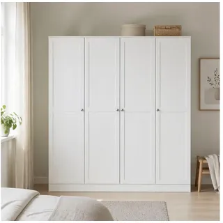 Home Affaire Kleiderschrank Billund 195,5 x 200,1 x 61,7 cm Weiß
