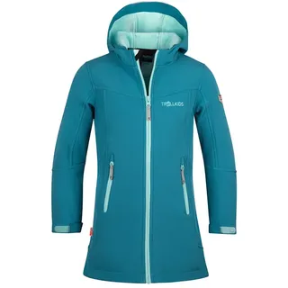TROLLKIDS Lillesand Coat Jacke - Teal / Aqua - 116 cm