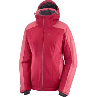 Salomon Brilliant Ski Snowboard Jacke Mit Kapuze Damen