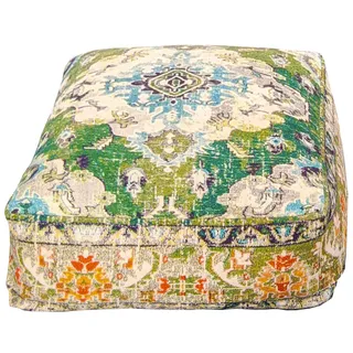 Mandala Life ART Hocker Bezug 60 x 20 cm Grün