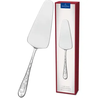 Villeroy & Boch - Toy's Delight Tortenheber Silber, Spülmaschinenfest, Besteck Platin Weihnachten, Kuchenbesteck, Servierbesteck, Weihnachtsmotiv, Edelstahl