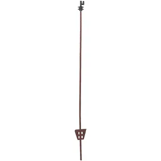 Kerbl Federstahlpfahl oval 107 cm braun