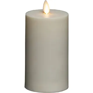 Konstsmide LED Kerze 5 h Timer Fernbedienbar Cremeweiß 18 cm