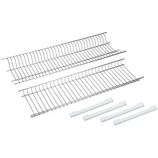 Sauvic Edelstahl Einbausatz Für Geschirrtrocknerschrank 75 Cm - Grey - One Size