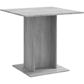 vidaXL Esstisch 80 x 75 x 80 cm grau