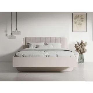 Home Affaire »CLAREI mit gepolstertes Kopfteil, in 2 Breiten 160 und 180 cm« Bettgestell ohne Bettkasten und Matratze, gemütlich und modern