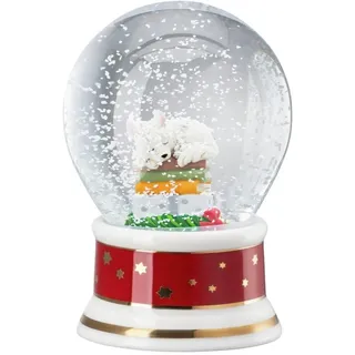 Hutschenreuther Weihnachten Sammelserie Weihnachtslieder 2025 "Alle Jahre Wieder Schneekugel Höhe 12 cm