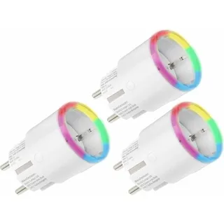 Shelly Smart-Home-Steckdose Plug S Gen3 Weiß 3 St.