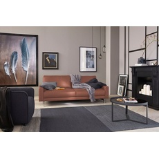 Bild sofa 2-Sitzer »hs.450«, Armlehne niedrig, Fuß chromfarben glänzend, Breite 164 cm, braun