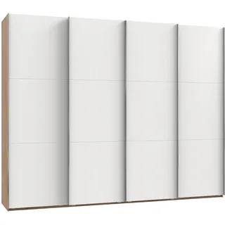 WIMEX Schwebetürenschrank Level 300 x 216 x 65 cm Beige/Weiß