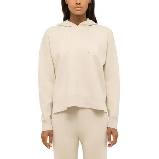 Sweater MUSTANG "Damen Style Iva", Damen, Gr. M, beige, 50% Viskose, 28% Polyester, 22% Polyamid, relaxed fit normal, Sweatshirts Sweater