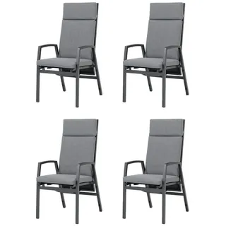 Gardissimo VIGO MOVE Gartenstuhl 54 x 54 x 113 cm grau 4 St.