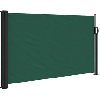 vidaXL Seitenmarkise Ausziehbar Dunkelgrün 120x500 cm - Grün