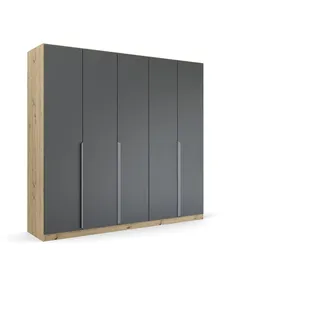 Rauch Drehtürenschrank Dark&Wood by Quadra Spin 226 x 210 x 54 cm Braun/Grau