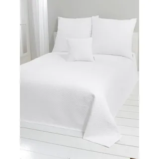 Tagesdecke Gr. 6, weiß, B:280cm L:250cm, 100% Baumwolle, Tagesdecken, Tagesdecke