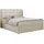 MKS Boxspringbett zwei Bettkästen Doppelbett mit Kopfstütze Fast 160x200cm Beige H3 Beige