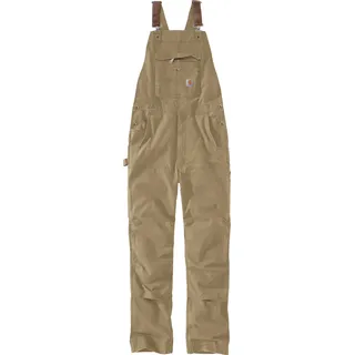 Carhartt Rugged Flex Rigby, Latzhose - Beige - W40/L34